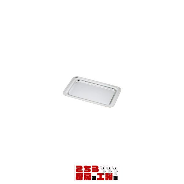 ステンレス製 菊渕角盆 手無 38インチ（9-1736-0309）