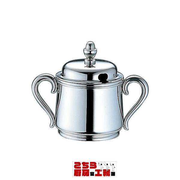 コーヒー器具 コーヒー用品 Yukiwa ステンレス製 B渕シュガーポット 7人用（9-1951-0703）