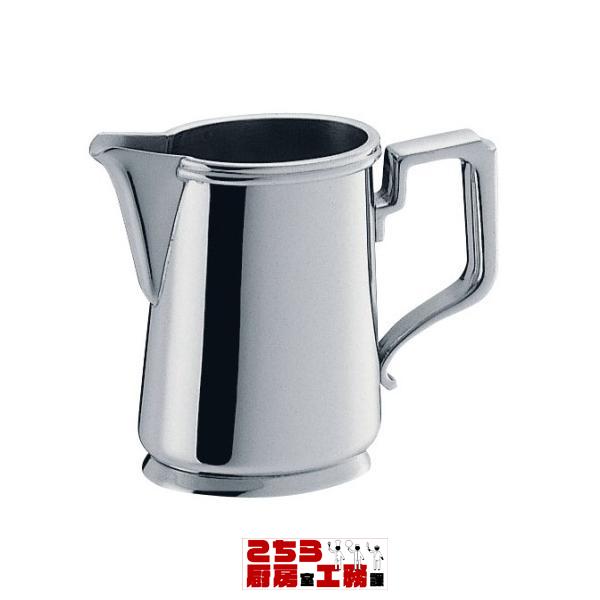 コーヒー器具 コーヒー用品 ステンレス製 小判型ミルクポット 蓋無 5人用（9-1950-2501）