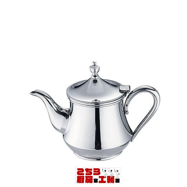 ティーポット 5人用 ES ステンレス製ダイヤ型（9-1950-2601）