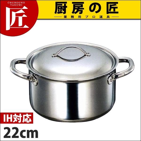 プロシード 2 深型両手鍋 22cm (N) IH対応（takumi）
