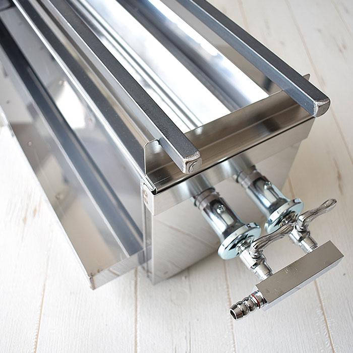 業務用ガスコンロ 2バーナー ステンレス製 業務用ガスコンロ 2バーナー