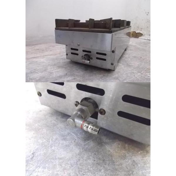 中古厨房 山岡金属 卓上2口コンロ STK-562 都市ガス 220×550×200 中古厨房 山岡金属 卓上2口コンロ STK-562 都市ガス 220×550×200