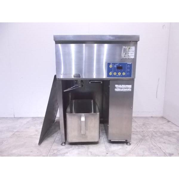 中古厨房 中部 IHフライヤー DF-4N3Z01 550×600×800 /20F1932Z 中古厨房 中部 IHフライヤー DF-4N3Z01 550×600×800 /20F1932Z