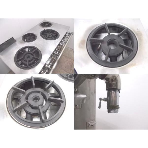 中古厨房 ウサミ 都市ガス 4口ガスレンジ UGR-126-E オーブン付 中古厨房 ウサミ 都市ガス 4口ガスレンジ UGR-126-E オーブン付