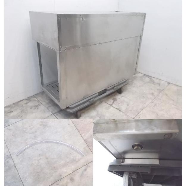 中古厨房 ステンレス 水切棚付吊戸棚 1040×400×600 食器棚 壁棚 中古厨房 ステンレス 水切棚付吊戸棚 1040×400×600 食器棚 壁棚