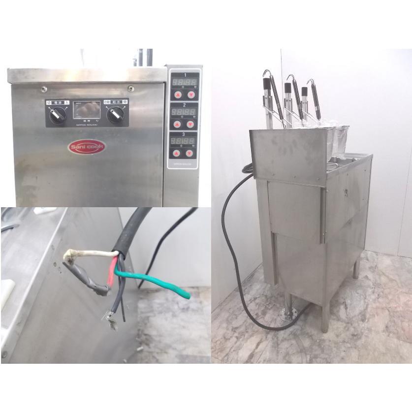 中古厨房 日本洗浄機 ゆで麺機 UMR521E 6テボ 330×650×800 中古厨房 日本洗浄機 ゆで麺機 UMR521E 6テボ 330×650×800
