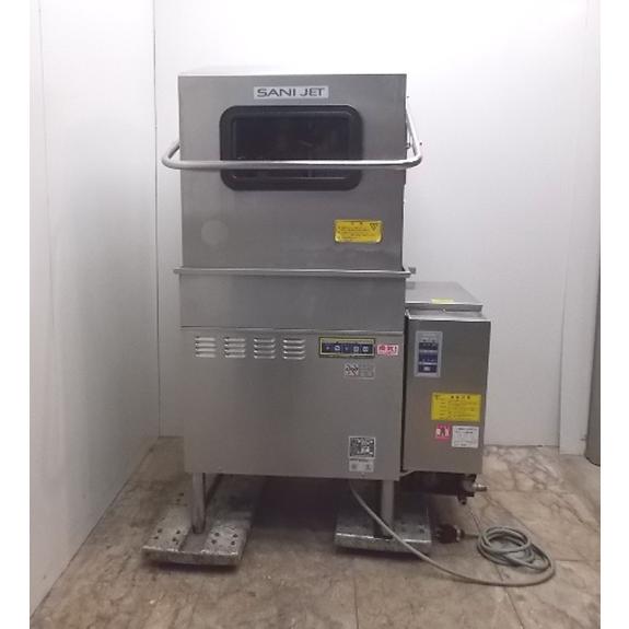 中古厨房　日本洗浄機　都市ガス　食器洗浄機　21D3001Z　業務用食洗機　60Hz専用　850×750×1360　SD114GSH