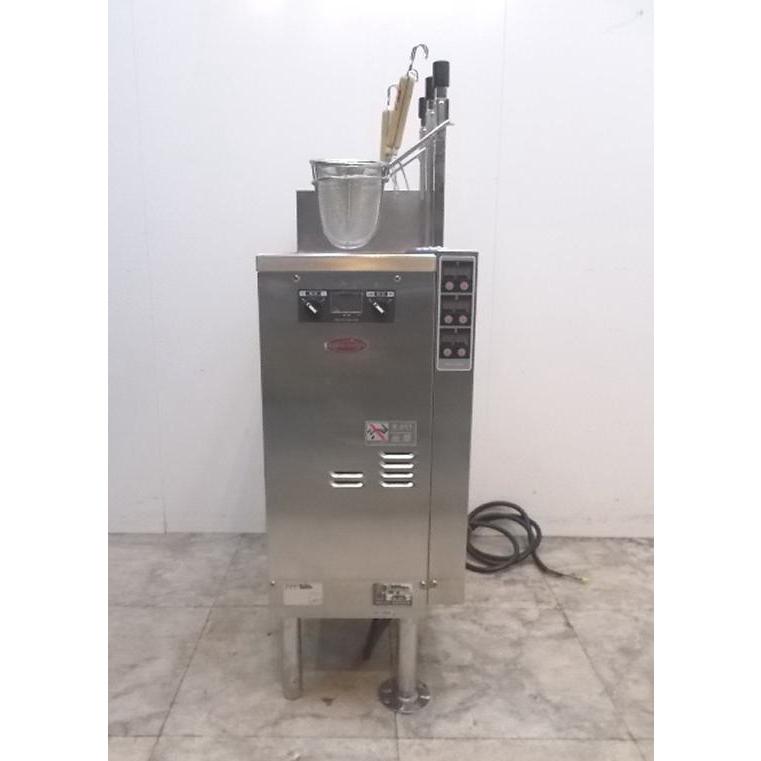 中古厨房 日本洗浄機 3テボ無沸騰噴流式ゆで麺機 UMR521E 350 中古厨房 日本洗浄機 3テボ無沸騰噴流式ゆで麺機 UMR521E 350