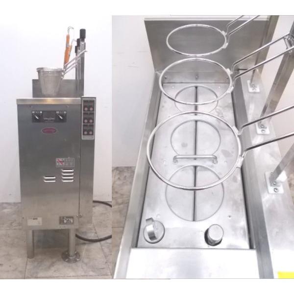 中古厨房 日本洗浄機 3テボ無沸騰噴流式ゆで麺機 UMR521E 330 中古厨房 日本洗浄機 3テボ無沸騰噴流式ゆで麺機 UMR521E 330