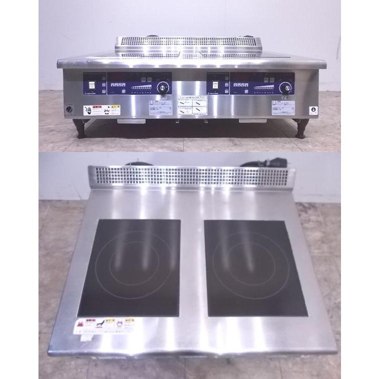 中古厨房 '20ニチワ 2連IHコンロ MIR-1055TB-NMP 電気調理器 900 中古厨房 '20ニチワ 2連IHコンロ MIR-1055TB-NMP 電気調理器 900