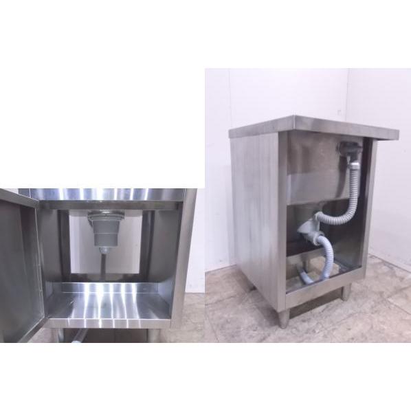 中古厨房 ステンレス 扉付1槽シンク 500×600×850 業務用1層 中古厨房 ステンレス 扉付1槽シンク 500×600×850 業務用1層