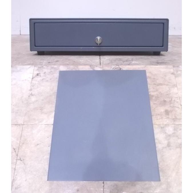 中古店舗用品 キャッシュドロワー 405×480×110 店舗用レジ /22D0104S