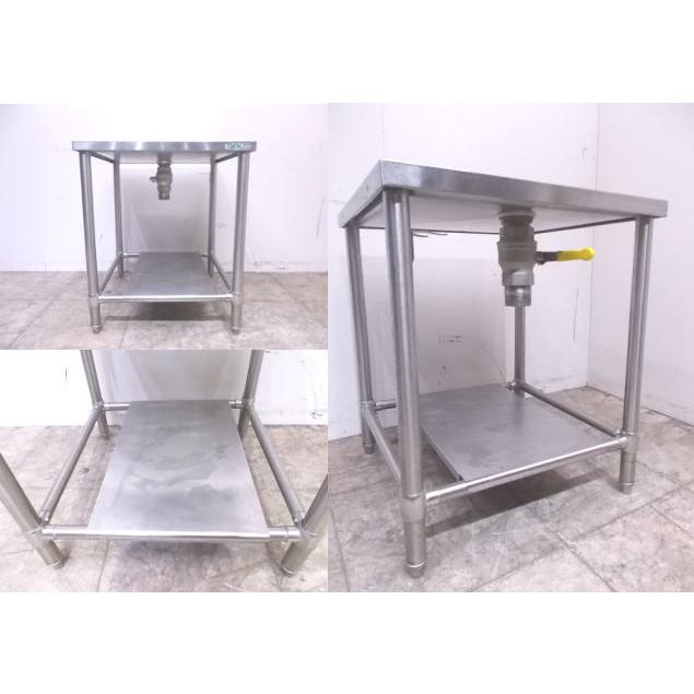 中古厨房 タニコー ステンレス 水切台 600×600×710 業務用作業台 中古厨房 タニコー ステンレス 水切台 600×600×710 業務用作業台