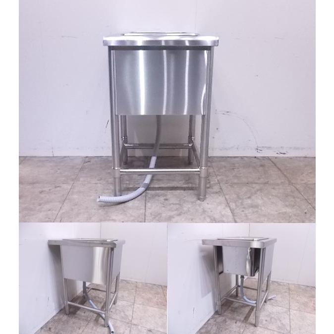 中古厨房 ステンレス アイスビンシンク 475×600×800 氷シンク 中古厨房 ステンレス アイスビンシンク 475×600×800 氷シンク