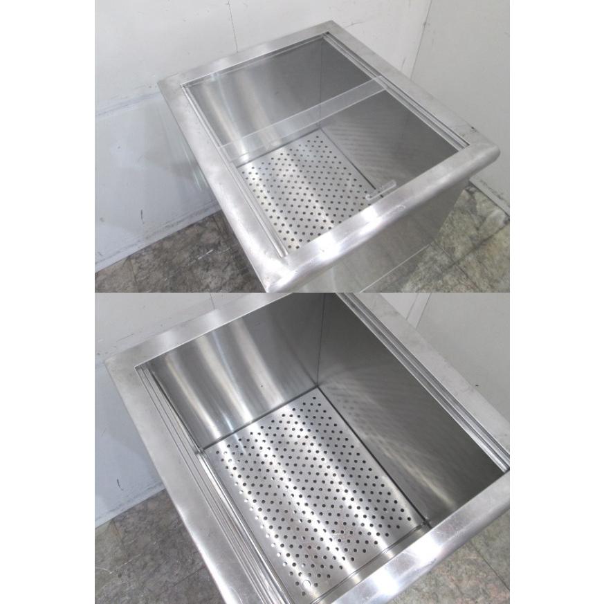 中古厨房 ステンレス アイスビンシンク 575×650×900 流し台 中古厨房 ステンレス アイスビンシンク 575×650×900 流し台