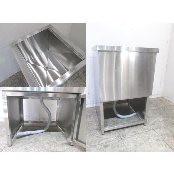 中古厨房 ステンレス アイスビンシンク 575×650×900 流し台 中古厨房 ステンレス アイスビンシンク 575×650×900 流し台