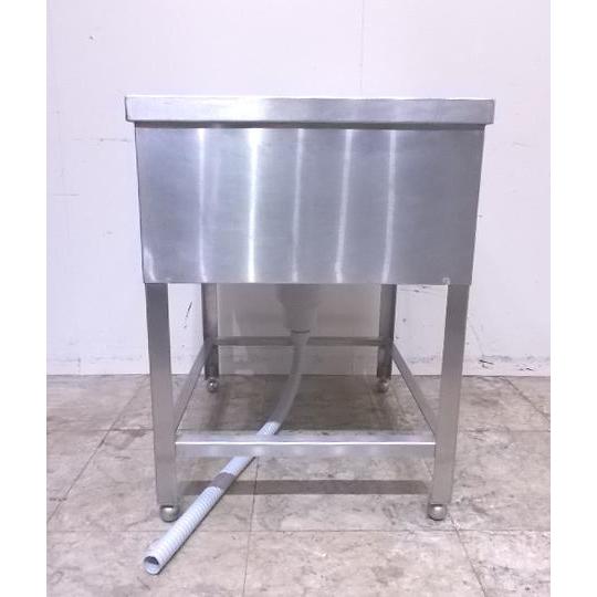 中古厨房 ステンレス 1槽シンク 600×750×800 業務用1層流し台 中古厨房 ステンレス 1槽シンク 600×750×800 業務用1層流し台