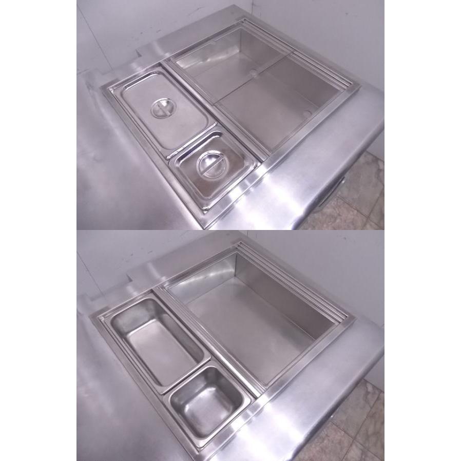 中古厨房 フクシマ サンドイッチコールドテーブル YRW-120RM2-F 中古厨房 フクシマ サンドイッチコールドテーブル YRW-120RM2-F