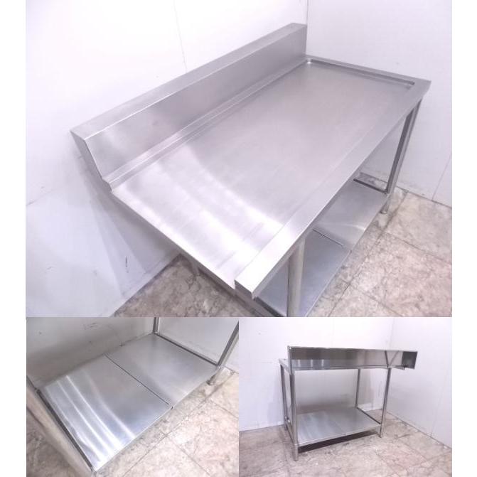中古厨房 ステンレス クリーンテーブル 1210×700×800 食洗機用作業台 /22L1708Z