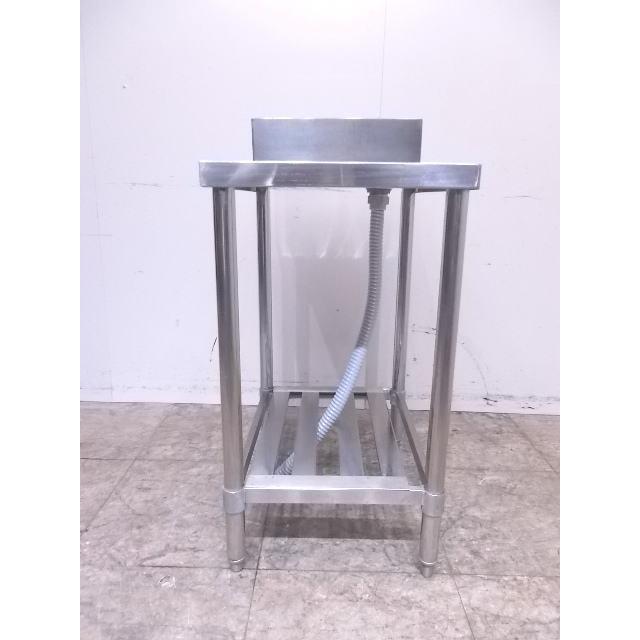 中古厨房 ステンレス BG付水切台 450×600×800 業務用作業台 中古厨房 ステンレス BG付水切台 450×600×800 業務用作業台