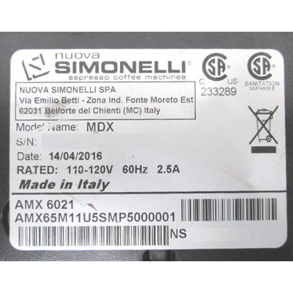 中古厨房 Nuova SIMONELLI コーヒーグラインダー MDX シモネリ 中古厨房 Nuova SIMONELLI コーヒーグラインダー MDX シモネリ