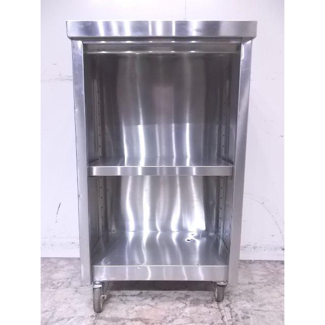 中古厨房 ステンレス キャスター付作業台 500×300×850 業務用 中古厨房 ステンレス キャスター付作業台 500×300×850 業務用
