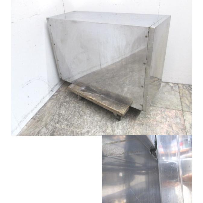 中古厨房 ステンレス 吊戸棚 扉無し 900&times;350&times;600 壁棚天吊食器棚 /23B0317Z