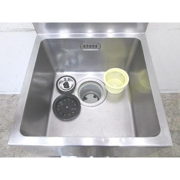 中古厨房 マルゼン ステンレス BG付1槽シンク 530×600×850 業務 中古厨房 マルゼン ステンレス BG付1槽シンク 530×600×850 業務