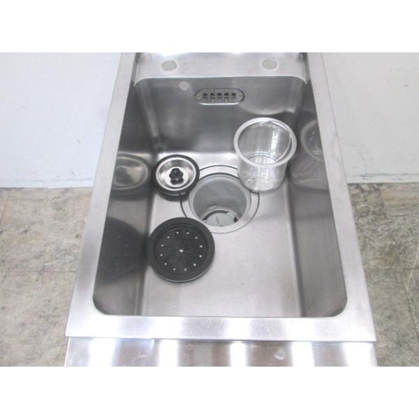 中古厨房 マルゼン ステンレス 扉付1槽シンク 410×750×820 業務 中古厨房 マルゼン ステンレス 扉付1槽シンク 410×750×820 業務