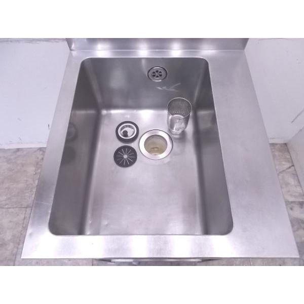 中古厨房 ステンレス BG付1槽シンク 500×600×850 業務用1層 中古厨房 ステンレス BG付1槽シンク 500×600×850 業務用1層