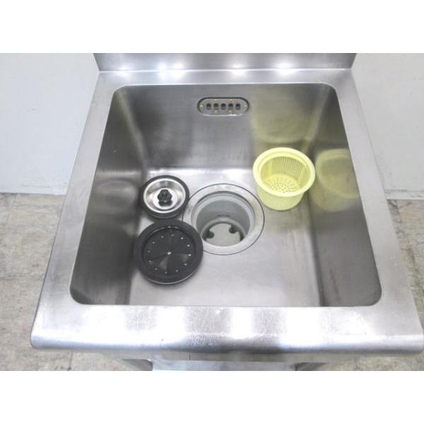 中古厨房 マルゼン ステンレス BG付1槽シンク 500×600×800 中古厨房 マルゼン ステンレス BG付1槽シンク 500×600×800