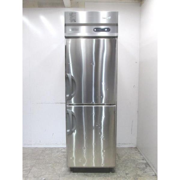 中古厨房　フクシマ　縦型2ドア冷凍庫　610×650×1950　23C0401Z　URN-062FM6