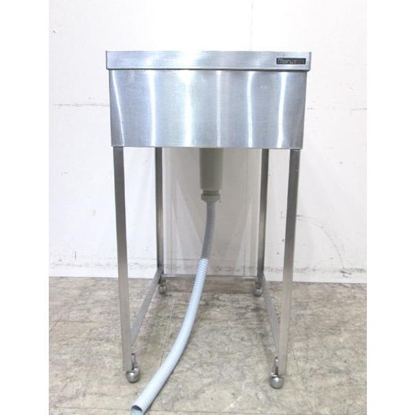 中古厨房 マルゼン ステンレス BG付1槽シンク 450×650×850 中古厨房 マルゼン ステンレス BG付1槽シンク 450×650×850