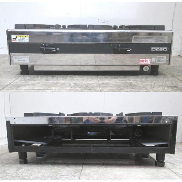 中古厨房 '18オザキ 卓上2口コンロ OZ80-55K 都市ガス 800×550 中古厨房 '18オザキ 卓上2口コンロ OZ80-55K 都市ガス 800×550