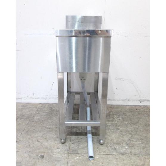 中古厨房 ステンレス BG付1槽シンク 350×700×800 業務用1層 中古厨房 ステンレス BG付1槽シンク 350×700×800 業務用1層