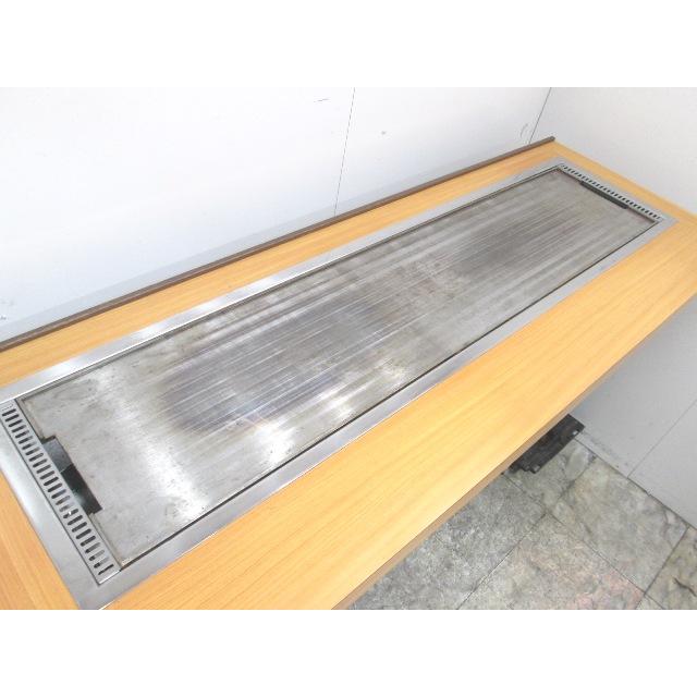 中古厨房 都市ガス お好みカウンター 1800×650×950 業務用鉄板 中古厨房 都市ガス お好みカウンター 1800×650×950 業務用鉄板