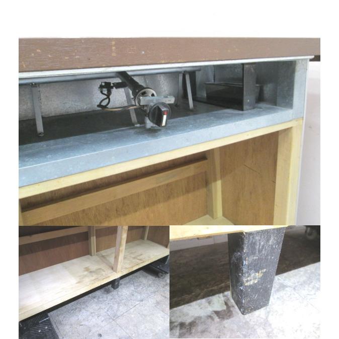 中古厨房 都市ガス お好みカウンター 1800×650×950 業務用鉄板 中古厨房 都市ガス お好みカウンター 1800×650×950 業務用鉄板