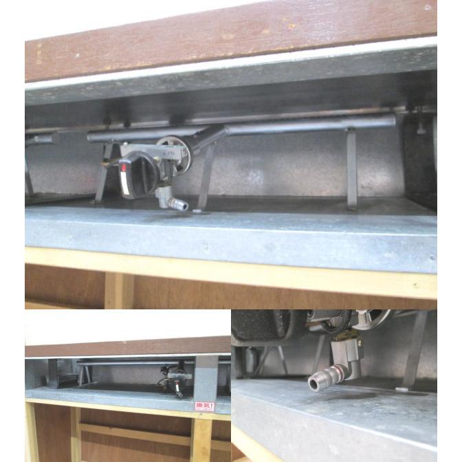 中古厨房 都市ガス お好みカウンター 1800×650×950 業務用鉄板 中古厨房 都市ガス お好みカウンター 1800×650×950 業務用鉄板