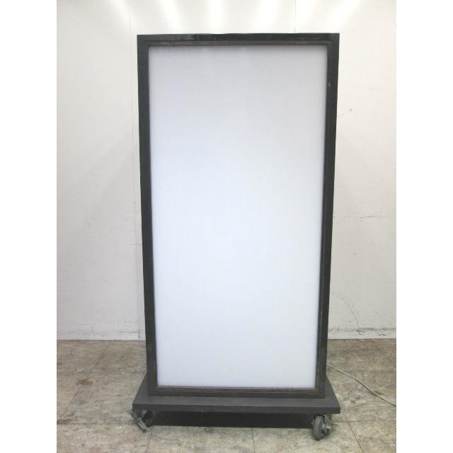 中古店舗用品 LED 4面電飾看板 800×800×1500 店舗用カンバン 中古店舗用品 LED 4面電飾看板 800×800×1500 店舗用カンバン