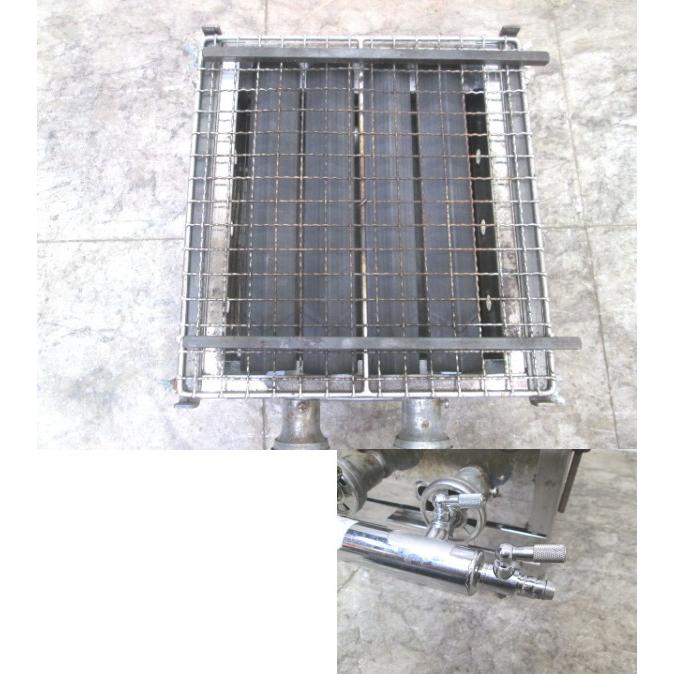 中古厨房 柴田金物 都市ガス 下火焼器 300×320×220 /23F1202Z : 得値 