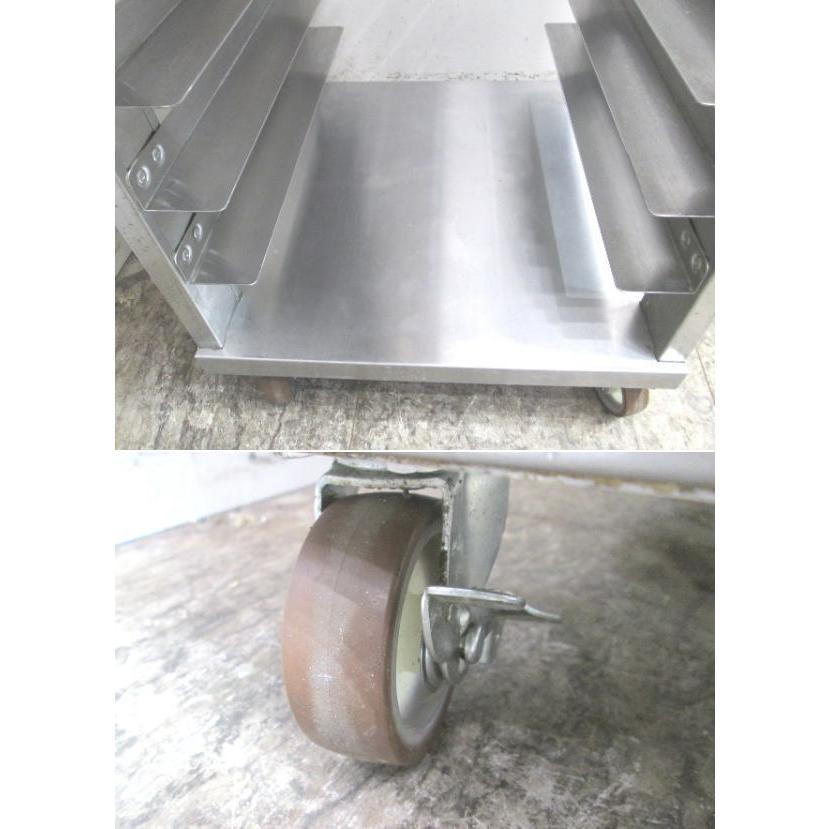 中古厨房 トレーラック 460×500×1670 バット収納棚 /23G0608Z 中古厨房 トレーラック 460×500×1670 バット収納棚 /23G0608Z