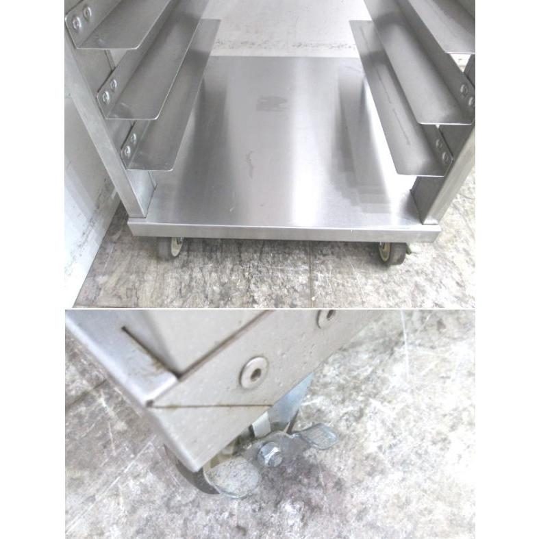 中古厨房 トレーラック 460×500×1670 バット収納棚 /23G0609Z 中古厨房 トレーラック 460×500×1670 バット収納棚 /23G0609Z
