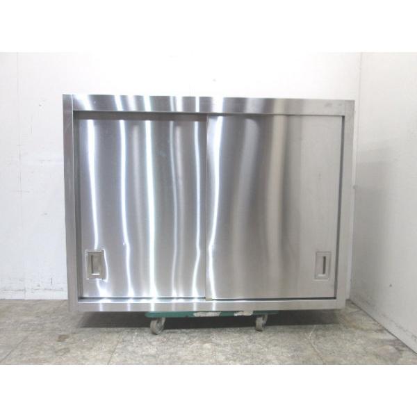中古厨房 ステンレス 吊戸棚 1200×300×900 壁棚天吊食器棚 中古厨房 ステンレス 吊戸棚 1200×300×900 壁棚天吊食器棚