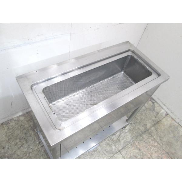 中古厨房 ステンレス ダストカゴ付 1槽シンク 800×400×800 業務 中古厨房 ステンレス ダストカゴ付 1槽シンク 800×400×800 業務