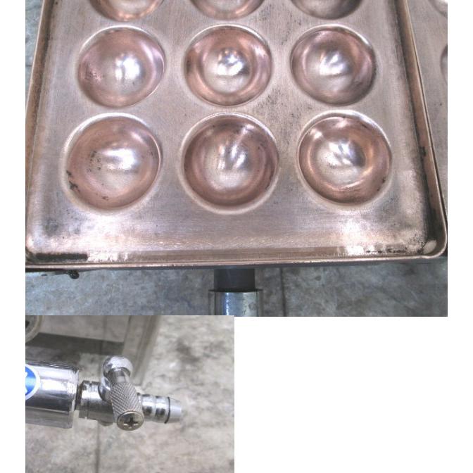 LPガス 銅板たこ焼き器 585×470×190 18穴3連 中古厨房/23K2601Z LPガス 銅板たこ焼き器 585×470×190 18穴3連 中古厨房/23K2601Z
