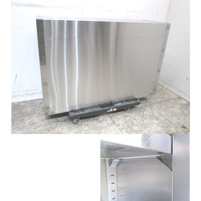 シンコー ステンレス 吊戸棚 900×300×600 扉なし 壁棚天吊食器棚