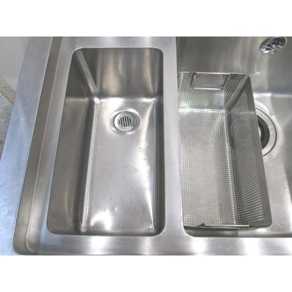 ステンレス ダスト槽付2槽ソイルドテーブル 1830×700×850 食洗機 ステンレス ダスト槽付2槽ソイルドテーブル 1830×700×850 食洗機