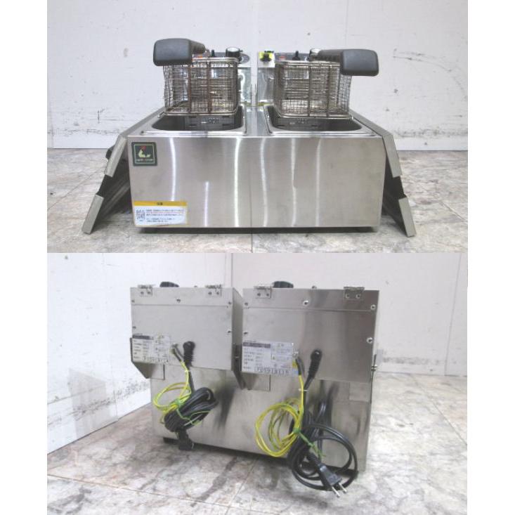 新品 KIPROSTAR 電気フライヤー 2連 PRO-4 FLWT-H キプロスター 卓上電気フライヤー2槽式 PRO-4FLWT-D - 無限堂東京店