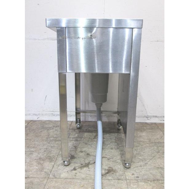 ステンレス 1槽シンク 450×650×800 業務用1層流し台 中古厨房 ステンレス 1槽シンク 450×650×800 業務用1層流し台 中古厨房